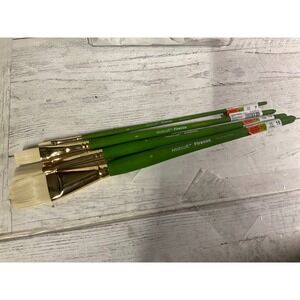 Artist loft Firenze acrylic paint brushes, flats 4 assorted sizes